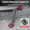Kickstand Extender Motorcycle Side Stand Pad Aluminum Alloy Enlarged Base
