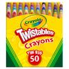 Crayola Twistable 50 Выкручивающиеся карандаши Большие Аутентичные карандаши, Цвета, 50, Выдвижные, 523420,