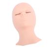 Lash Mannequin Head Silicone Replacement Eyelid Eyelash Practice Model Head Single Fold Eyelid