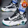 2025 New High-top Men's Shoes Sports Shoes Autumn and Winter Platform Casual Running Youth Versatile Basketball Dad Shoes