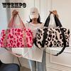 Женские сумки, большая дорожная сумка-органайзер, модная спортивная сумка для фитнеса с леопардовым принтом, уличная сумка через плечо, сумки выходного дня
