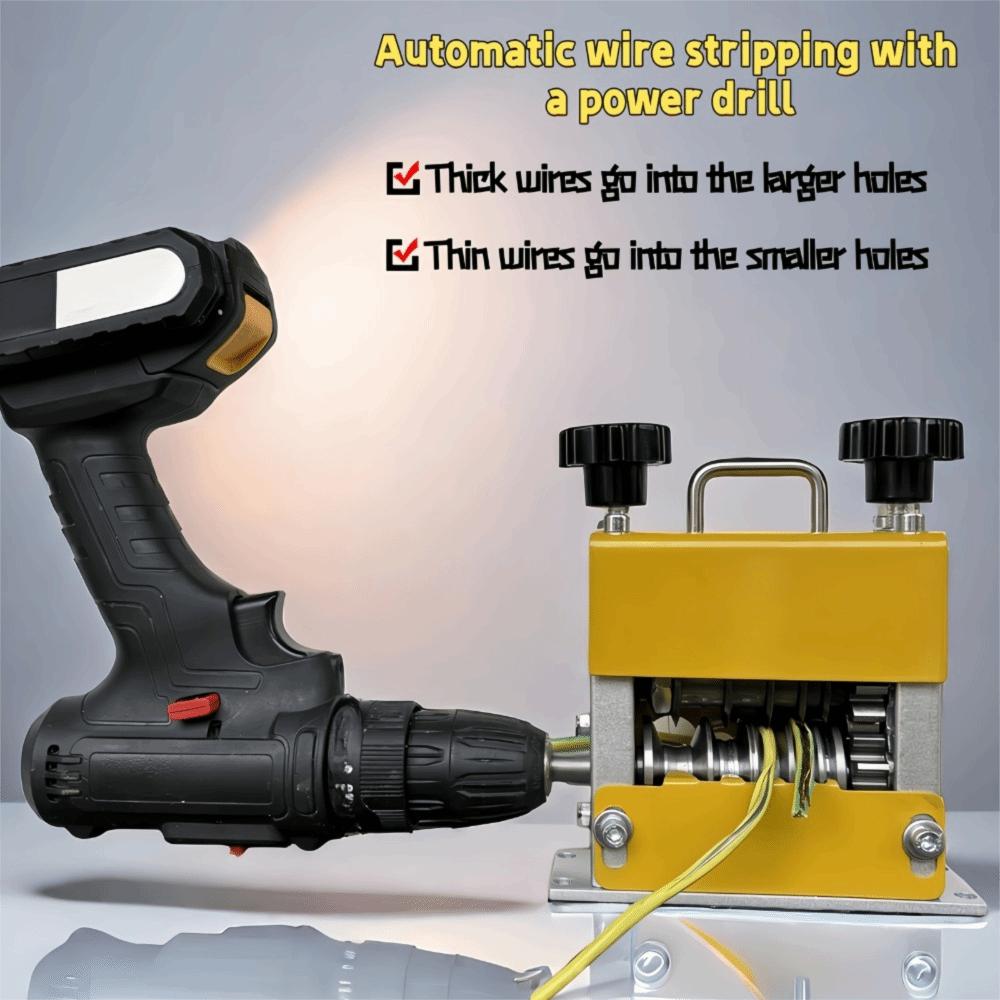 Double Drive Scrap Wire Copper Wire Stripper 6-Hole Wire Stripper Electrical Waste Stations