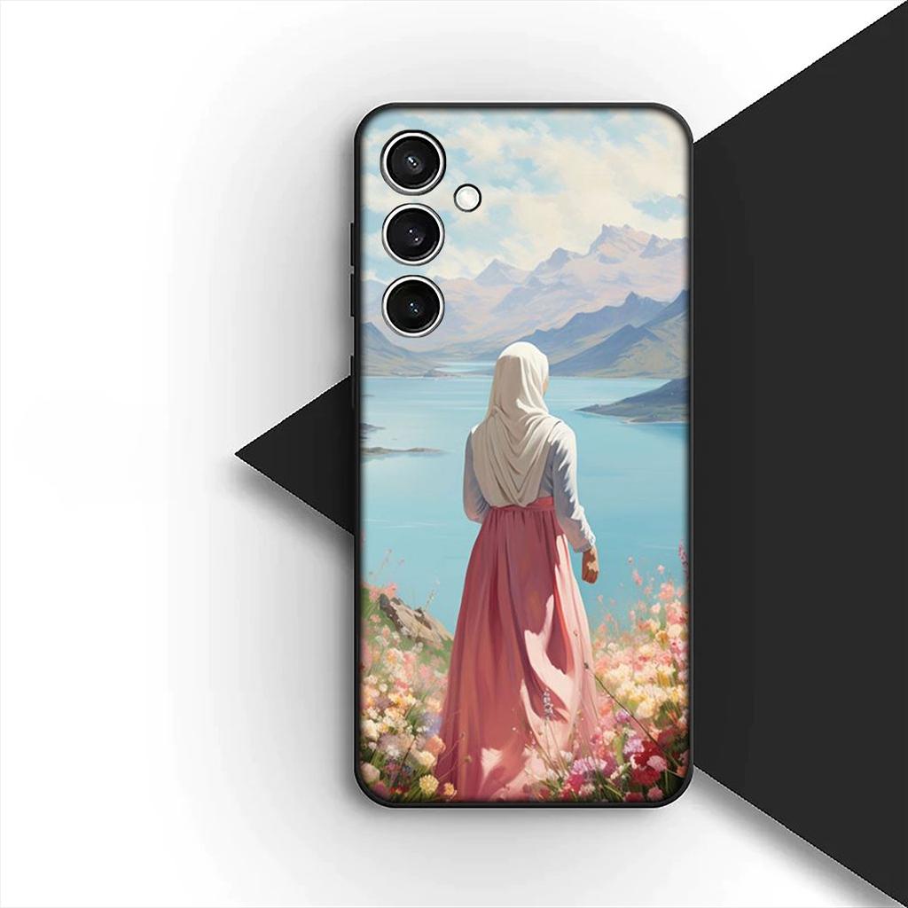 Cover for Apple iPhone 12 13 Pro XS Max Mini ProMax X XR Air 13Pro Casing Phone Case Arabic islamic muslim Muslimah Girl