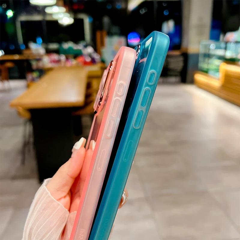 Зеркальный блестящий чехол с магнитным кронштейном для OPPO A57 A58 A78 A93 A96 A97 A72 A35 A55 A56 A17 A9 A5 Realme C65 C67 C53 C35 C33 C31 11 12 Reno 10 11 12 Pro