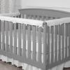 3Pcs Baby Bed Rail Easy Installation Guard Rail Cover Soft Edge Crib Bumpers Pads for Baby Infant Toddler