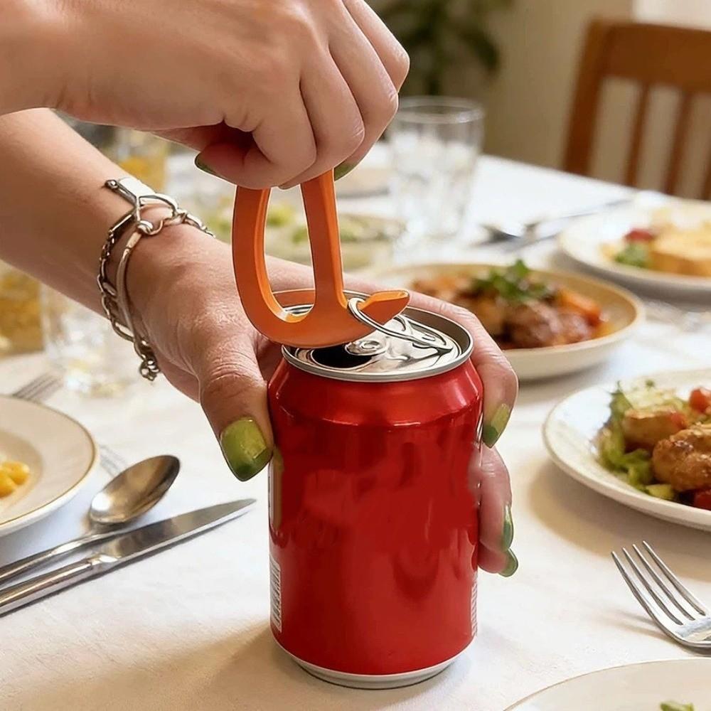 3D Printed Manual Can Opener Non-Slip Drink Bottle Opener Safe Can Opening Tool Home Kitchen