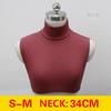 Knit Turtleneck False Collar Shirt Fake Collar for Women Detachable Fake Shirt Collar Detachable Collar Women Clothes Neckwear