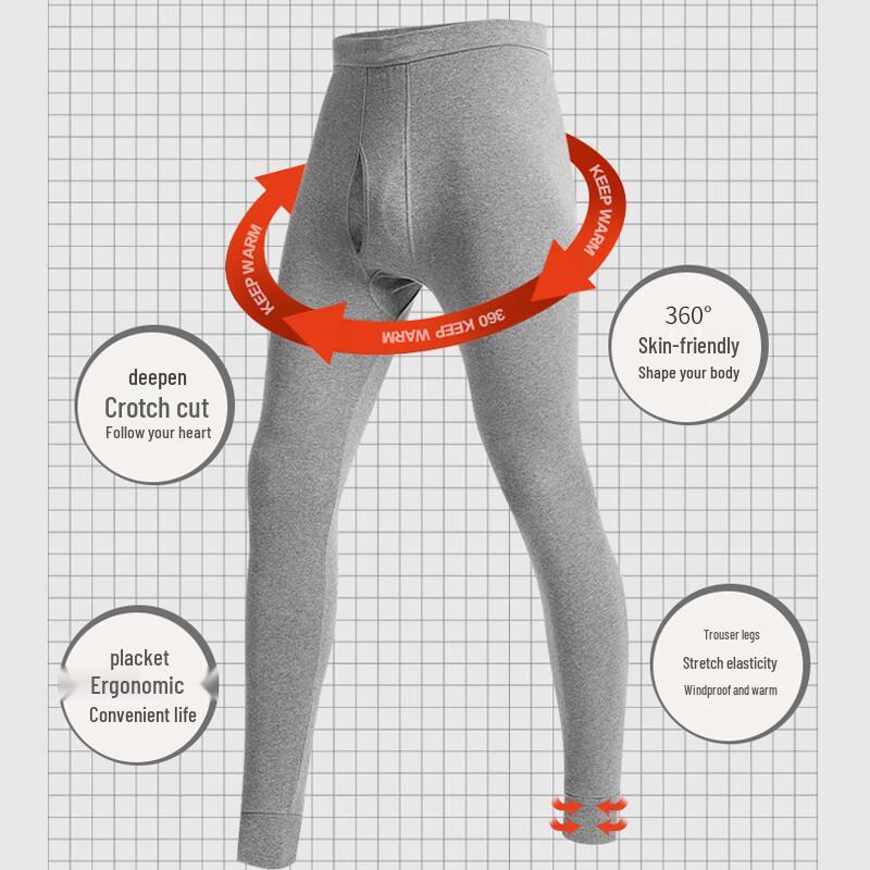 Мужское термобелье больших размеров из 100% хлопка