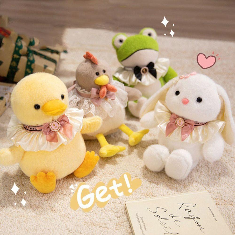 Fluffy Hug Animal Stuffed Doll Simulation Frog Plush Stuffed Toy Home Decor