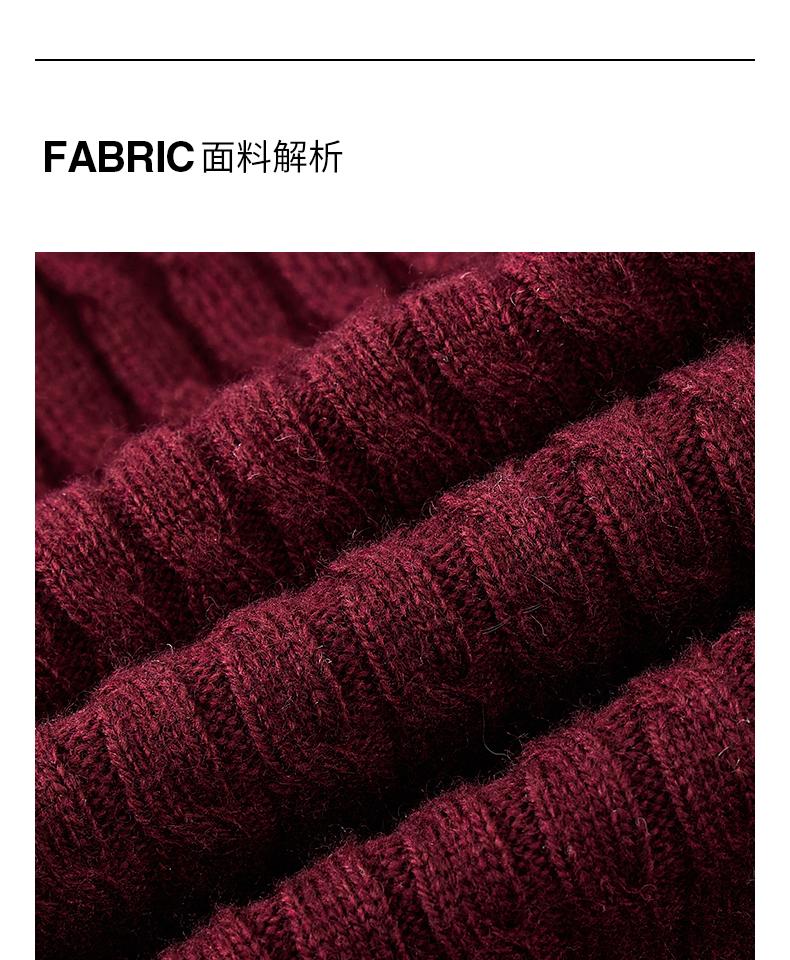 Fashion Polo collar twisted flower knitted sweater