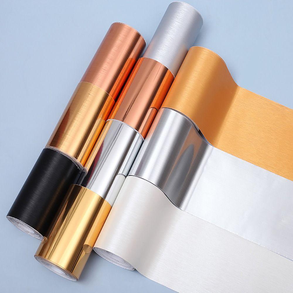 10M самоклеящиеся наклейки на пол для плинтуса в гостиной, водонепроницаемые виниловые обои с линией талии, домашний декор