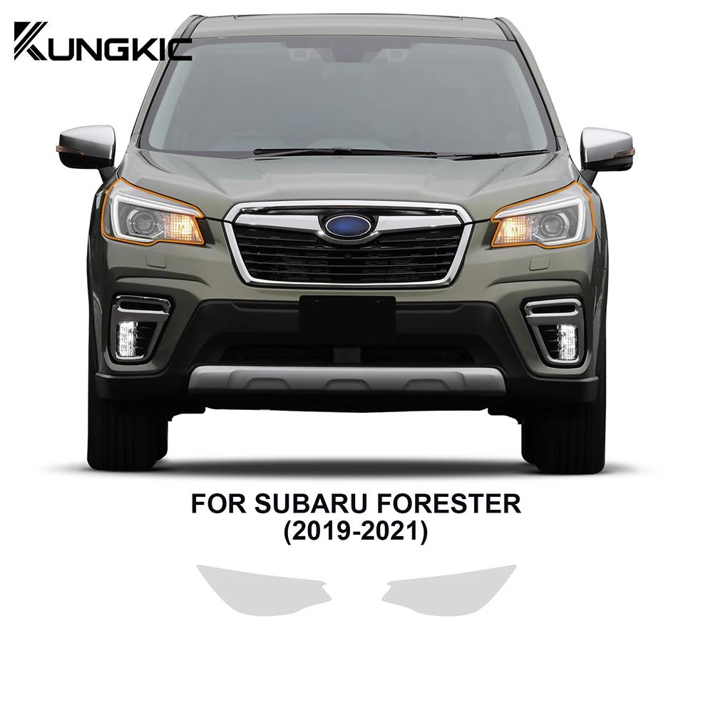 Для Subaru Forester 2019 2020 2021 Пленка на фары Защита краски Прозрачный бампер PPF Антицарапина Готовая вырезка Покрытие 8 5 mil