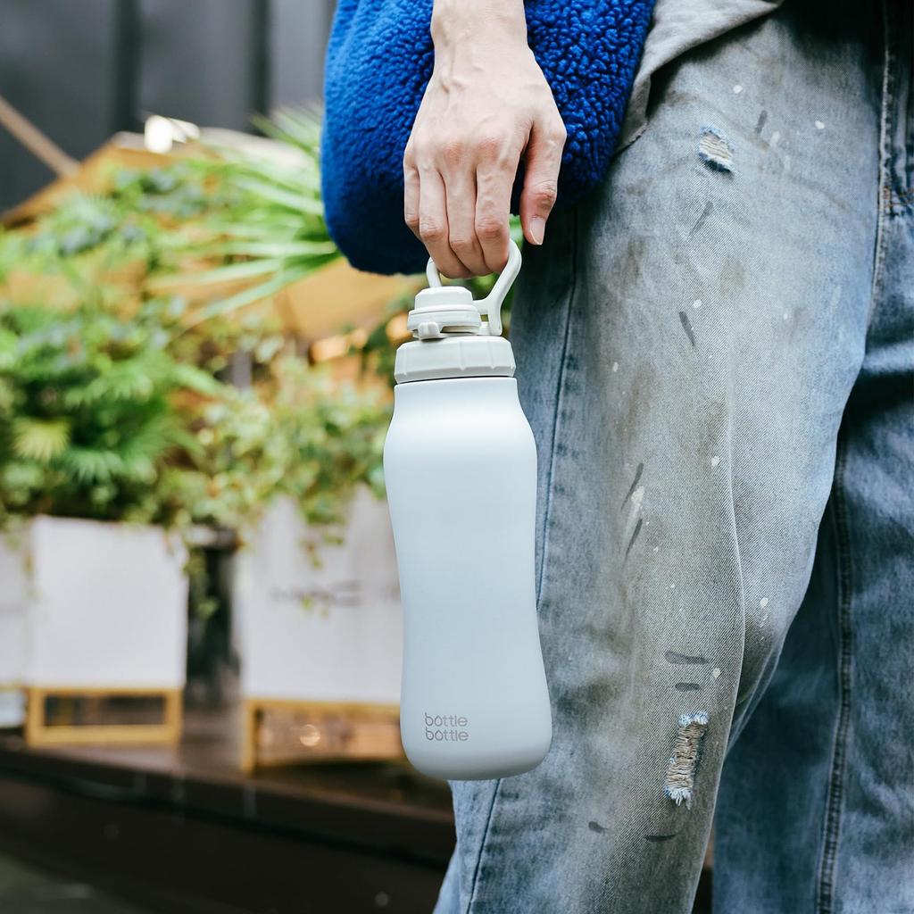 BOTTLE BOTTLE Water Bottle, 0.75 Liter, Mug, Direct Drinking, Stylish, Double-Walled, Stainless Steel, Portable, Large Capacity, Outdoor, with