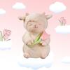 Кавайные тюльпаны и ягненок Плюшевые игрушки Мягкая игрушка-животное Милая игрушка-компаньон для сна Мягкая игрушка для объятий Подарок на день рождения ребенку День святого Валентина