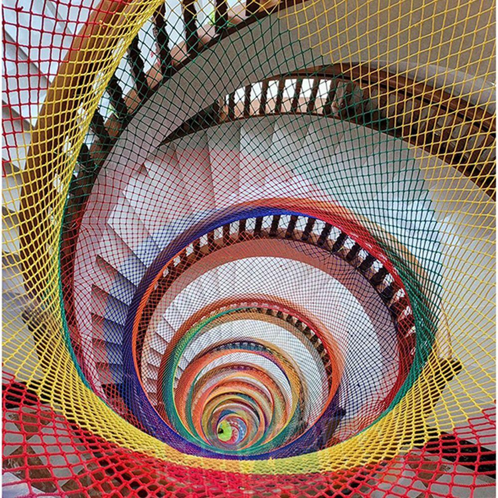 Защитная сетка для балкона, ячейка 5 см, сетка против падения, новая сетка для забора, нейлоновая сетка, дети