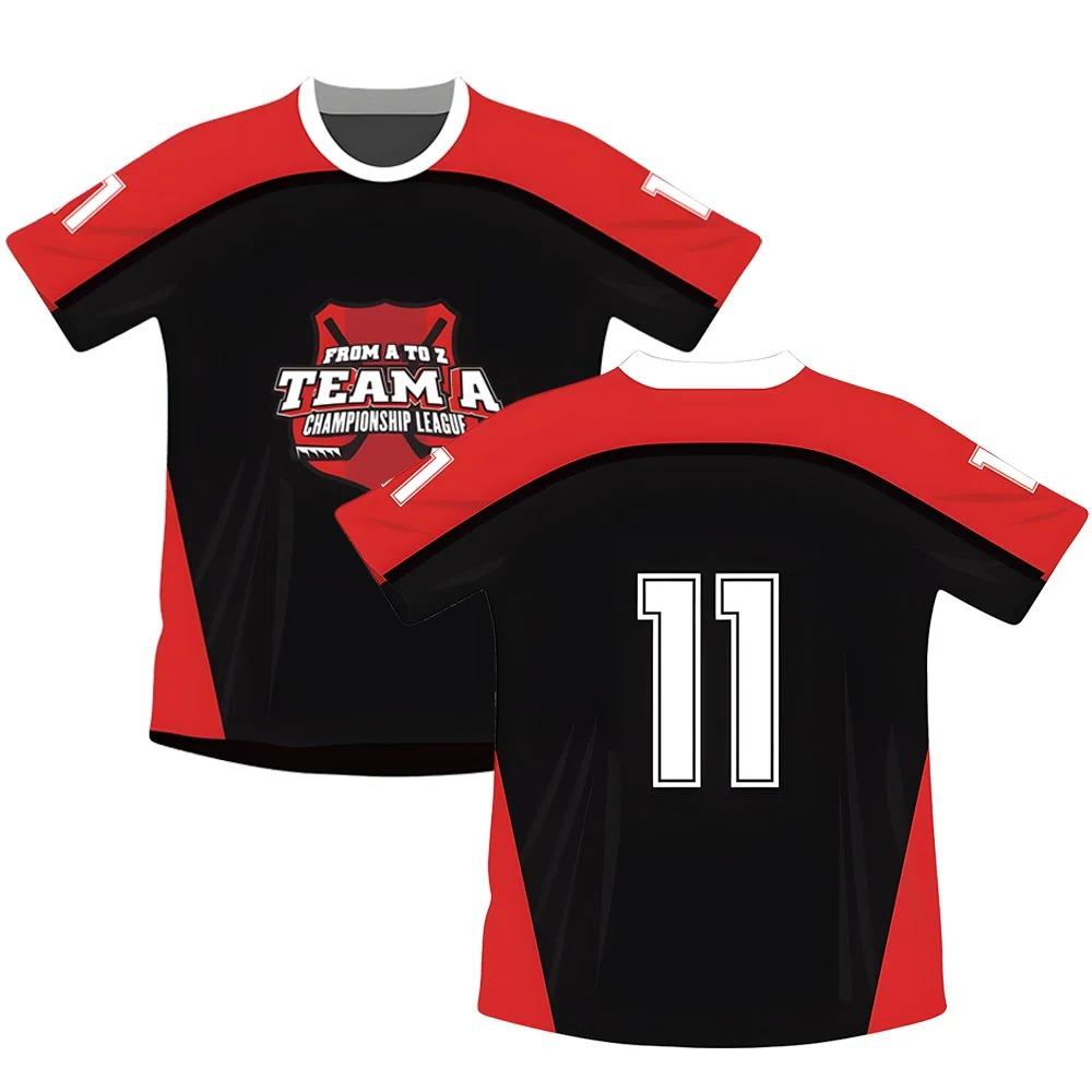 Team A Uniform ATEEZ Trendy Sports Jersey Kpop Combination Round Neck Fashionable Tee Short Sleeve Summer Unisex T-Shirt Y2K Top 3D Football Jerseys