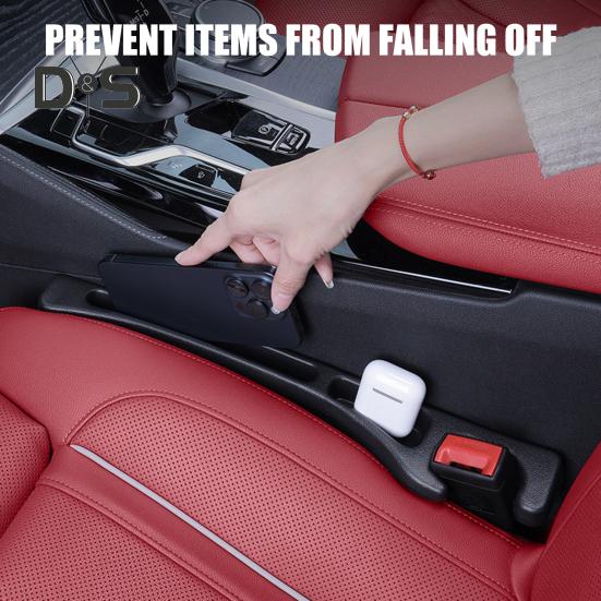 1/2 пары наполнителей для щелей в автомобильных сиденьях, органайзер для хранения, универсальная посадка, простая установка, для автомобилей, внедорожников, грузовиков, многофункциональные наполнители для боковых зазоров сидений