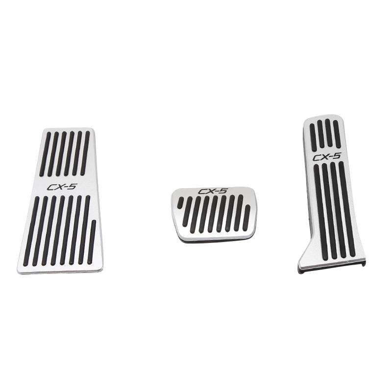 Для Mazda CX-5 CX5 KE KF 2012-2016 2017 2018 2019 2020 2021 2022 2023 2024 Педали акселератора тормоза автомобиля Подставка для ног Накладка на педаль