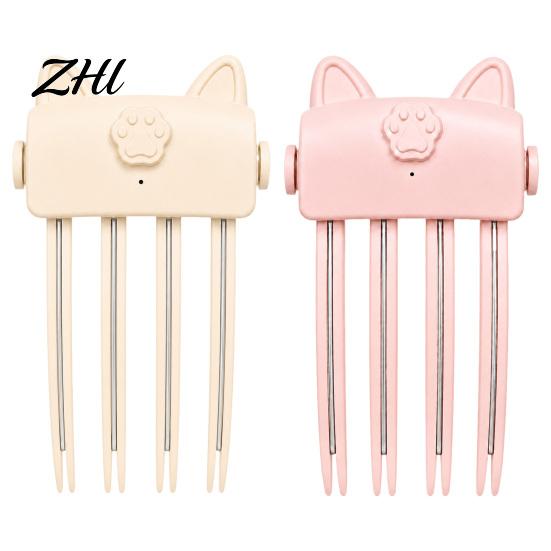 Hair Styling Gadget Electric Heated Volume Clip, Rechargeable Volumizing Clip for Bangs Styling, Root Lifter Fine Flat Comb with 2 Heat Settings Fast