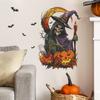 Halloween Skull Wizard Bedroom Living Room Home Atmosphere Decorative Wall Stickers