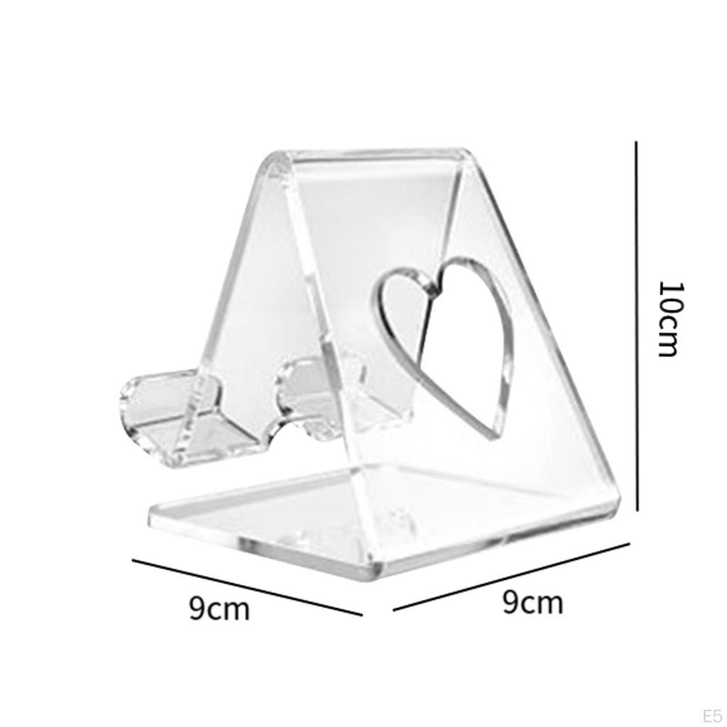 Акриловая подставка для телефона Прозрачная стойка для мобильного телефона Многоцелевой стабильный удобный портативный кронштейн