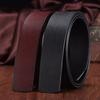 Новый поясной ремень мужской ретро гладкий пряжка первый слой коровьей кожи повседневный античный 3.8 широкий деловой ремень мужской безголовый