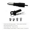 Riveting Tool Drill Adapter Set for Aluminum Steel Stainless Steel Nuts Rivet