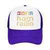 Ham Radio Operator Amateur Radio Trucker Hat For Men Women Summer Breathable Mesh Side Sun Hats Caps For Casual Headwear