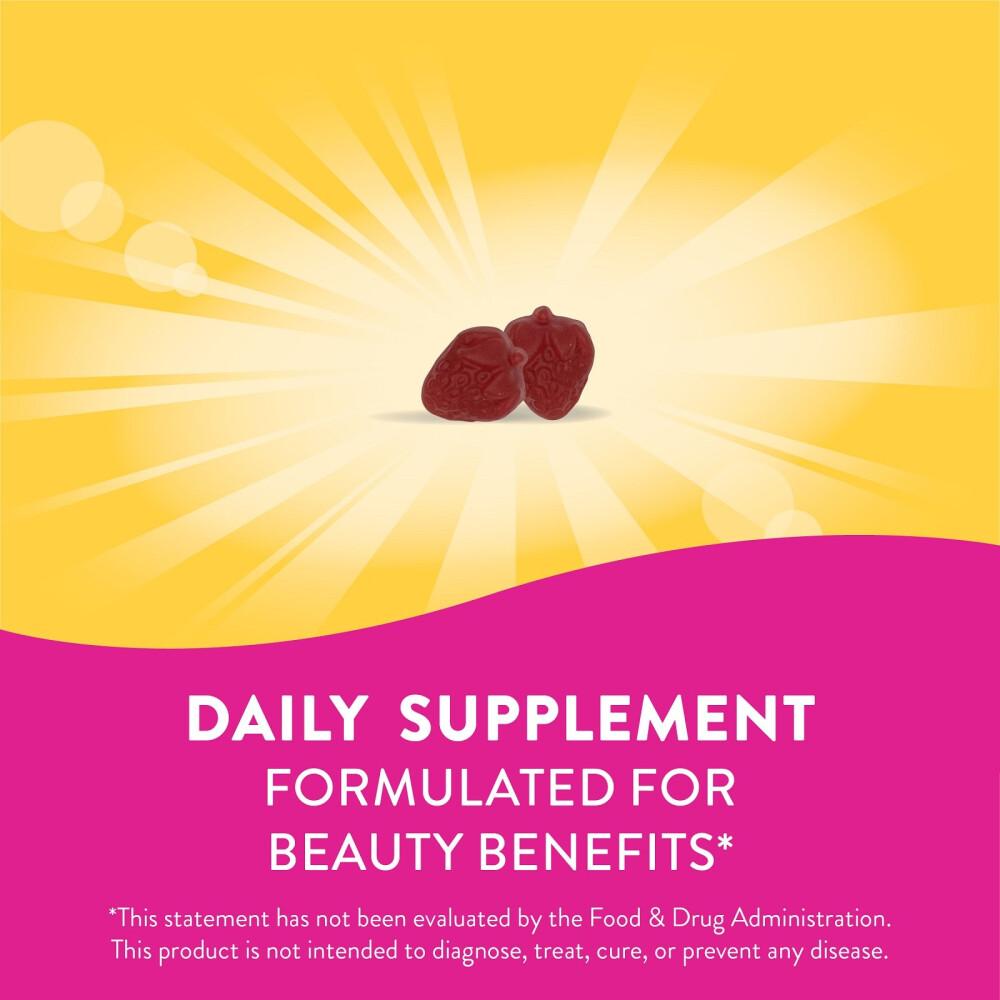 Nature's Way Alive Hair, Skin & Nails Strawberry Flavored Gummies, (1 Unit - 60 Count)