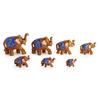 Набор фигурок Семь слоновьих бивней, Seven Elephant Tuskers Showpiece Set of 7, ExclusiveLane
