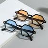 Модные шестиугольные солнцезащитные очки с маленькой оправой в хип-хоп стиле Uv400 с заклепками, солнцезащитные очки для женщин и мужчин