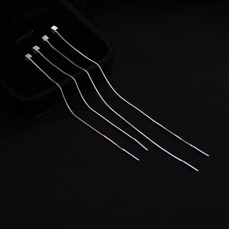 Серьги-капли с кисточками в простом стиле для женщин, длинные висячие серьги