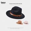 Men's Retro Wide-Brimmed Sun Hat - British Spring/Summer Jazz Style