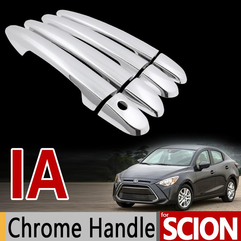 for Scion iA for Toyota Yaris iA Chrome Door Handle Cover Trim Set 2013 2014 2015 2016 2017 Accessories Stickers Car Styling