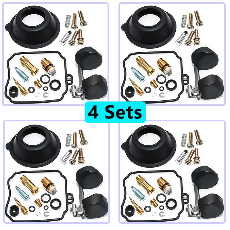 For Yamaha XJ600N XJ600S Seca II 600 1996-2000 2001 2002 2003 Carburetor Rebuild Kit Fit 4 Carb Repair Set