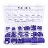 225Pcs Seal O-Ring R134A Car Air Conditioning Rubber Washer Assortment Box Set