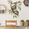 Fun-e78 Cartoon Sloth Climbing Tree Children's Room Kindergarten Wall Beautification Wall Stickers Self-adhesive