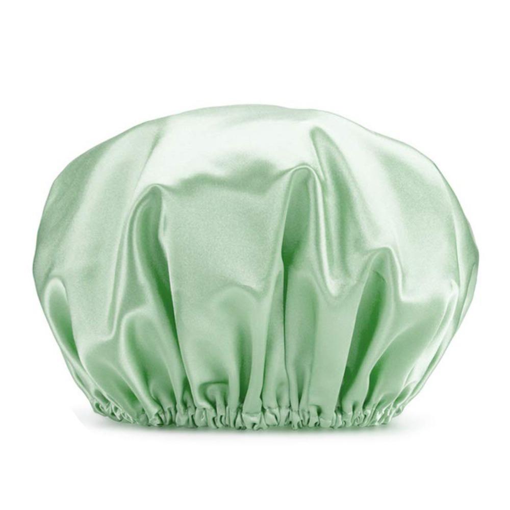 Reusable Bath Hair Cap Thickened Double Drying Hair Cap New Waterproof Shower Caps  for Women
