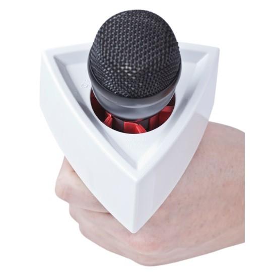 Rycote Single Triangular White Reporter Microphone Flag