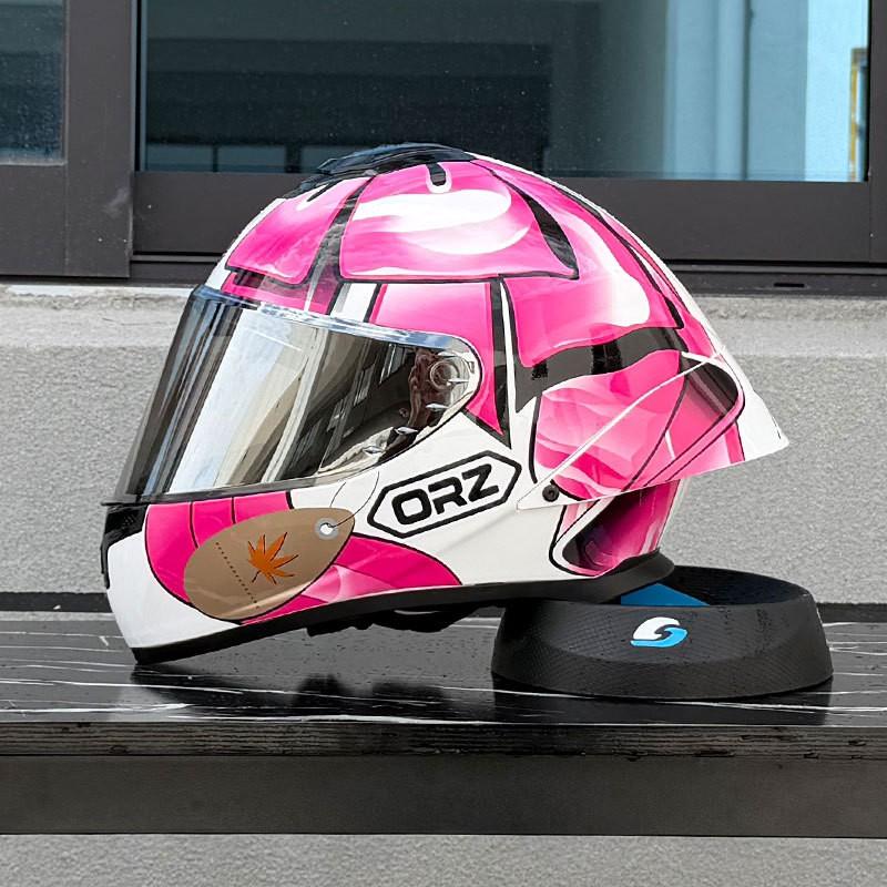 Full Face Motorcycle Helmet With Single Visor Large Rear Wing Bluetooth Slot All Season Use Men Women