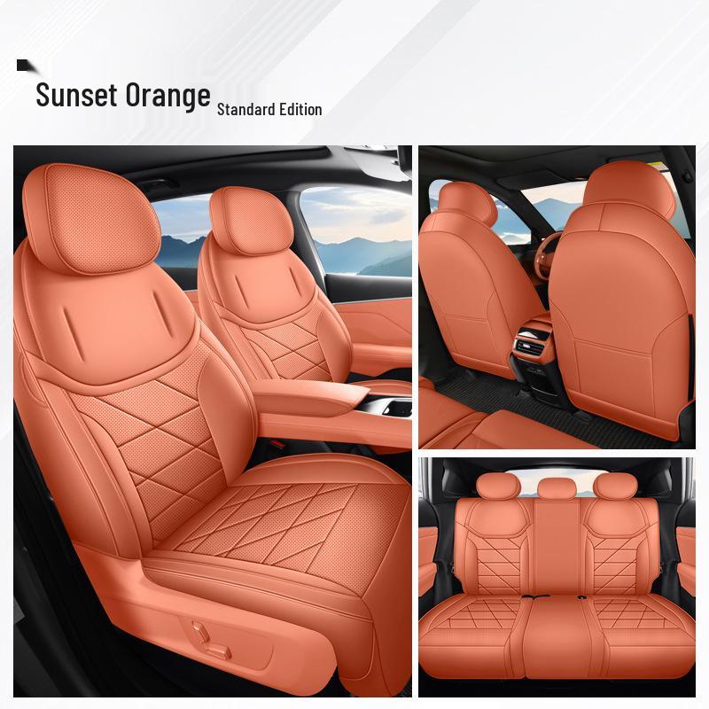 Полностью кожаные чехлы на сиденья автомобиля для Changan Deepal S05 2025 года, 5-местный, всесезонные, полное покрытие