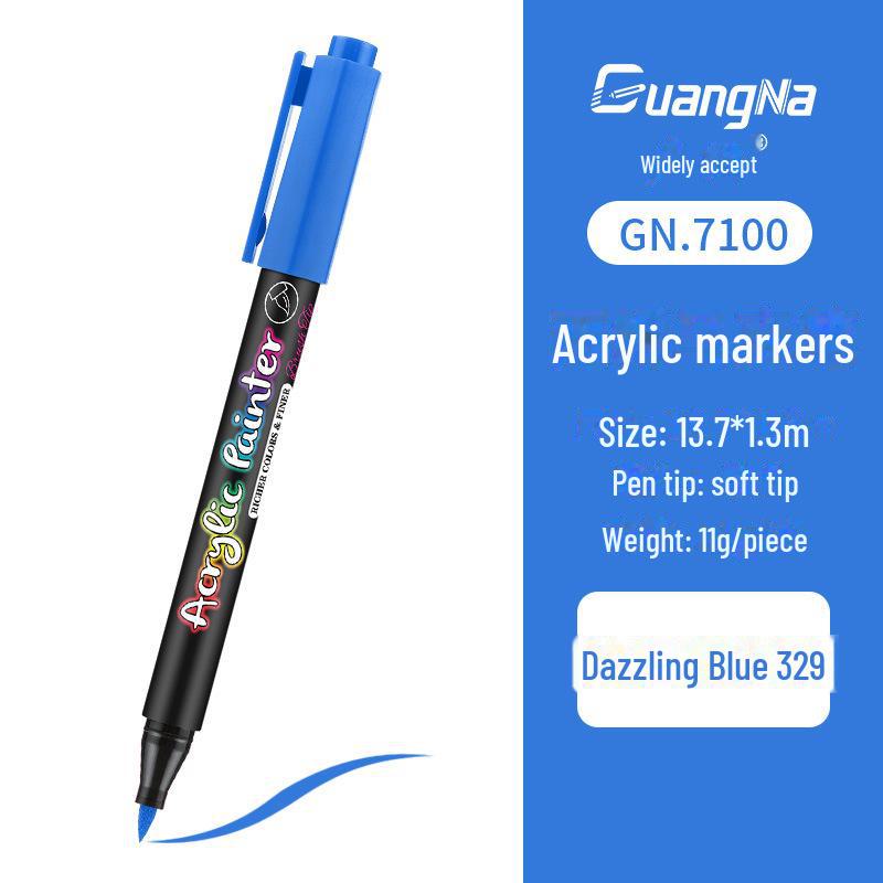 Acrylic Water-Based Paint Marker Pen for DIY, Graffiti, Body Painting - Soft Head Hand Account Painting Pen