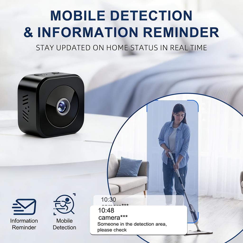 Мини HD Wi-Fi Умный Монитор Камера Наблюдения Видео Голос DV Регистратор Внутренняя Скрытая Беспроводная Камера Безопасности Маленькая Камера для Няни