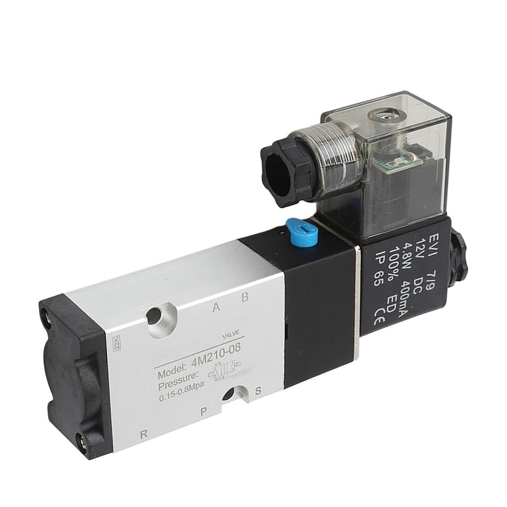 Пневматический электромагнитный клапан 4M210 08 1/8 дюйма резьба NPT Пневматический клапан управления воздухом Электромагнитный клапан DC12V