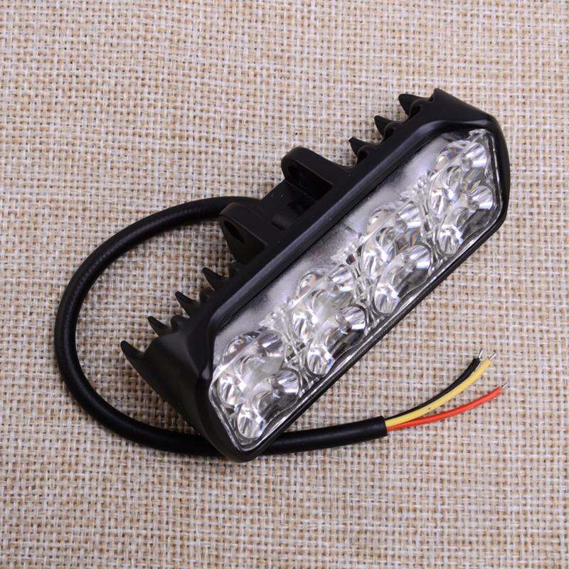 2Pcs 9-30V 10W 8LED Work Light Bar Spotlight Headlight Universal For Car Truck Motorcycle Boat Off-road SUV ATV UTV