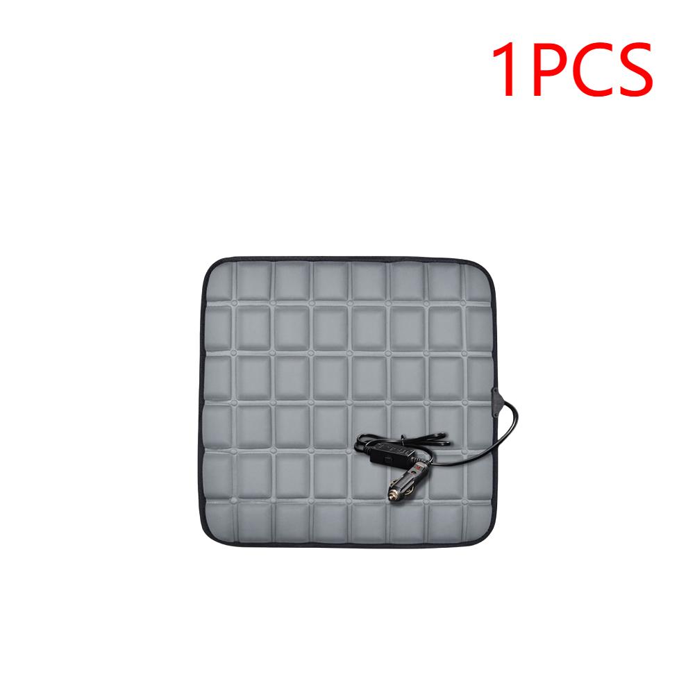 1/2 шт. Универсальная 12 В Накидка с подогревом на автомобильное сиденье 3 уровня регулировки температуры Обогреватель автомобильного сиденья USB Зимняя грелка для автомобильного сиденья