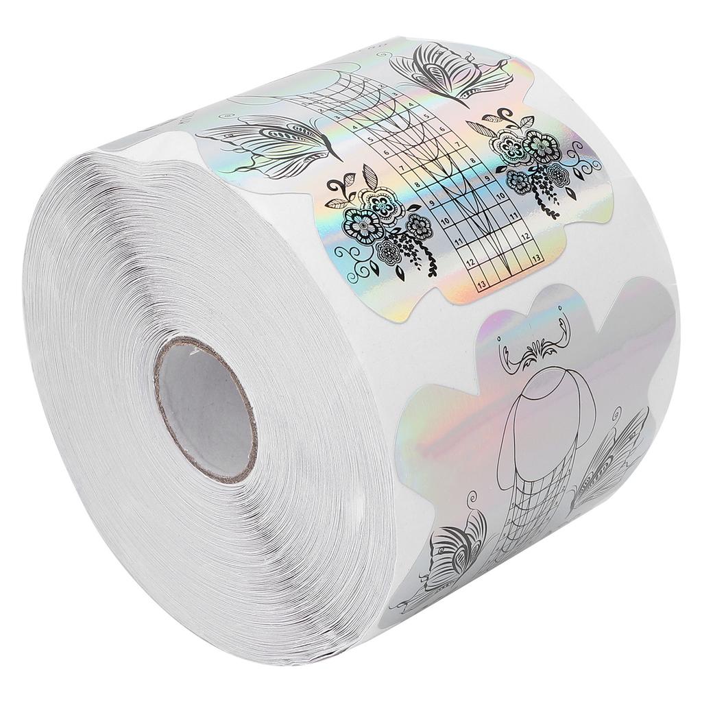 300pcs Nail Gel Forms Thicken Self Adhesive Nail Art Extension Sticker for Women