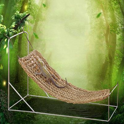 Гамак для рептилий, ящериц, хомяков, рептилий, травяной коврик, лежанка для питомца, гамак из водорослей, качели, игрушка для питомцев, рептилий, подвесная кровать, коврик, подвесной диван