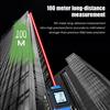 Digital Tape Measure High Accuracy 40/60/80/100M Light Measuring Tool Backlit LCD Display Rechargeable DIY Construction