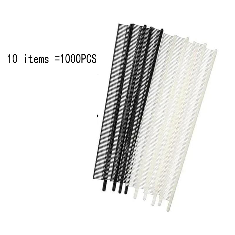 5000 шт. комплект мини-бирок, 0,5 см. бирки для одежды с зазубринами, 1000 шт. черных застежек и 1000 шт. белых застежек, прочные
